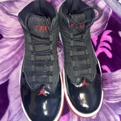 Nike Shoes | Jordan Max Aura Size 9.5 Mens Style Aq9084-006 Colorway Blackgym Redwhite | Color: Black/Red | Size: 9.5