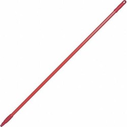 TOUGH GUY 48LZ68 Fiberglass Broom Handle Red 57-3/4