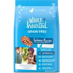 WholeHearted Grain Free Salmon Formula Dry Cat Food, 5 lbs.