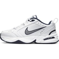 Nike Shoes | Nike Air Monarch Iv Men's Training Shoes White Metallic Navy Size 10 Nib! | Color: White | Size: 10
