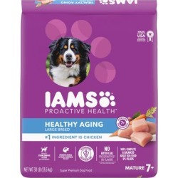 Iams ProActive Health with Real Chicken, Mature Adult Large Breed Dry Dog Food, 30 lbs.