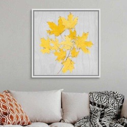 Winston Porter Autumn Leaves VII by Dianne Miller - Painting Print on Canvas & Fabric in Brown, Size 38.0 H x 38.0 W x 1.75 D in | Wayfair found on Bargain Bro from Wayfair for USD $166.87