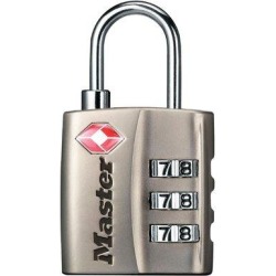Master Lock Company TSA-Accepted Luggage Padlocks, Size 5.5 H x 3.5 W x 0.8 D in | Wayfair 4680DNLK found on Bargain Bro Philippines from Wayfair for $29.97