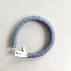 Madewell Accessories | Madewell Linen Pleated Headband | Color: Blue | Size: Os found on Bargain Bro Philippines from poshmark, inc. for $14.00