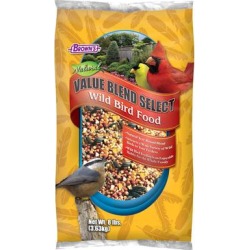Brown's Value Blend Select Wild Bird Food, 8 lbs.