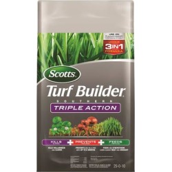 Scotts 13.42lb Turf Builder Southern Triple Action 3-in-1 Fertilizer - 4,000 sq.ft.