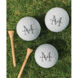 Personalized Planet Golf Balls N/a - White Personalized Name & Initial Golf Ball - Set of Six found on Bargain Bro from zulily.com for USD $12.15