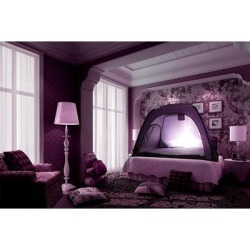 Privacy Play Tent on Bed,Warm Sleep Bed Tent for Kids Indoor Use - 1pc