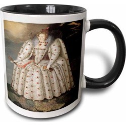 Winston Porter Zabala Elizabeth I Of England The Ditchley Portrait By Marcus Gheeraerts The Younger Coffee Mug Ceramic in Black, Size 4.65 H in found on Bargain Bro Philippines from Wayfair for $19.99