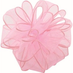 The Holiday Aisle® Hot Spring Wired Ribbon Fabric in Pink, Size 2.0 H x 6.0 W x 6.0 D in | Wayfair D02707A3901E47F5B967145DD7FE6A24 found on Bargain Bro from Wayfair for USD $34.95