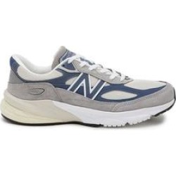 Grey Day 990 V6 Low Top Lace Up Sneakers - Gray - New Balance Sneakers