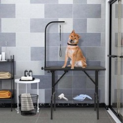 BestPet Dog Grooming Table, Size 59.3 H x 32.0 W x 18.0 D in | Wayfair HC-GT9161S-Black