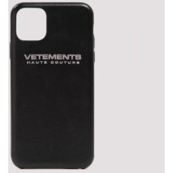 Haute Couture Leather Iphone® 11 Pro Case - Black - Vetements Cases