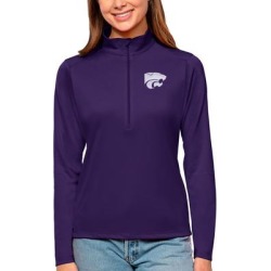 Women's Antigua Purple Kansas State Wildcats Tribute Quarter-Zip Pullover Top found on Bargain Bro from Fanatics for USD $41.03