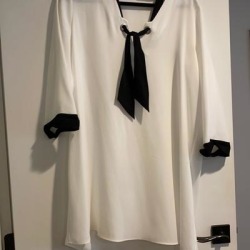 Zara Dresses | Black And White Dress | Color: Black/White | Size: L found on Bargain Bro Philippines from poshmark, inc. for $25.00