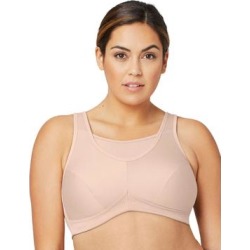 Plus Size Women's No-Bounce Camisole Sport Bra by Glamorise in Cafe (Size 46 H) found on Bargain Bro from Ellos for USD $31.15