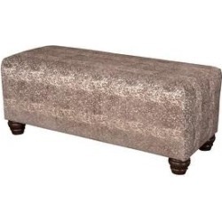 Leffler Home Richmond Upholstered Bench in Yearling Antelope Java (Yearling Antelope Java), Brown