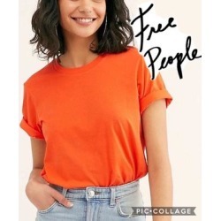 Free People Tops | Free People In My Tee Bodysuit + Free Bag | Color: White | Size: S