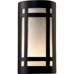 Justice Design Group Ambiance 12 Inch Wall Sconce - CER-7495-TRAG-MICA-LED2-2000 found on Bargain Bro from Capitol Lighting for USD $311.60