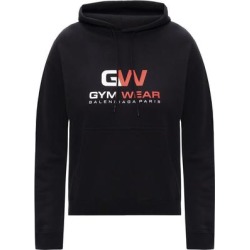 Logo Hoodie - Black - Balenciaga Sweats