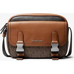 Michael Kors Hudson Large Leather Crossbody Bag Brown One Size found on Bargain Bro from Michael Kors for USD $151.24