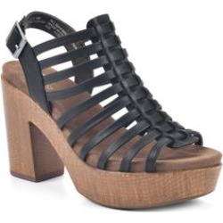 Women's White Mountain Astonish Sandals by White Mountain in Black (Size 6 1/2 M) found on Bargain Bro from Ellos for USD $47.11