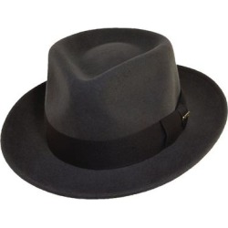 Scala Classico Men's Crushable C Crown Fedora Grey Size XL found on Bargain Bro from ShoeMall.com for USD $53.16