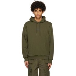 Khaki Small Logo Hoodie - Green - DIESEL Sweats