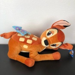 Disney Toys | Disney Extra Large Bambi Stuffed Plush Animal Fisher Price From 2001 Nwt Vintage | Color: Brown | Size: Os