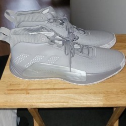 Adidas Shoes | Adidas Dame 5 Basketball Shoes (17) | Color: Gray/White | Size: Various