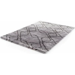 Festival Hochflor-Teppich Carmella 510, rechteckig, 45 mm Höhe, Besonders weich durch Microfaser, Wohnzimmer grau Esszimmerteppiche Teppiche nach Räumen