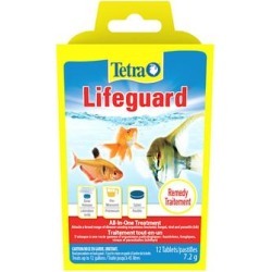 Tetra Lifeguard Treats Disease-Causing Organisms In Aquariums, 12 Count, 12 CT