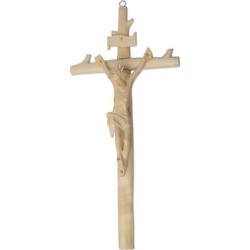 Handmade Crucifixion Wood Wall Cross (Indonesia) - 15.75