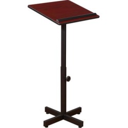 Oklahoma Sound 70-MY Mahogany Finish Portable Presentation Lectern