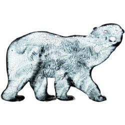 Designocracy Polar Bear Magnet Wood in Black/Brown/White, Size 4.0 H x 5.0 W x 0.5 D in | Wayfair 99225-M found on Bargain Bro Philippines from Wayfair for $41.99