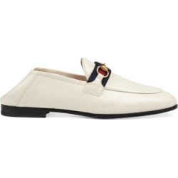 Loafer With Web - White - Gucci Flats found on Bargain Bro Philippines from lyst.com for $850.00
