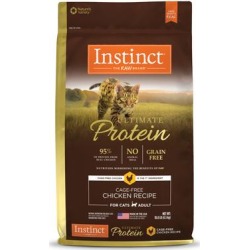 Instinct Ultimate Protein Grain Free Cage Free Chicken Recipe Natural Dry Cat Food, 10 lbs. found on Bargain Bro from petco.com for USD $45.59