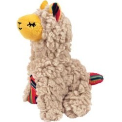 KONG Softies Buzzy Llama Cat Toys, X-Small, Tan