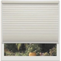 Linen Avenue Custom Cordless Off-white 48- to 49-inches Wide Seashell Light-filtering Cell (49 3/4 W x 60 to 66 H), Beige(Polyester)