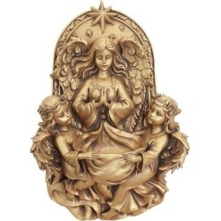 Design Toscano Holy Guardian Angels Wall Font Sculpture