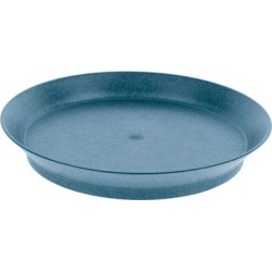 HS Inc. HS1038SB 10" Blueberry Polypropylene Round Deli Server with Short Base - 48/Case