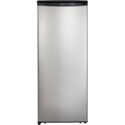 Danby Designer 11 c ft Automatic Defrost Apartment Refrigerator, Spotless Steel - 26 x 24 x 58.75 inches