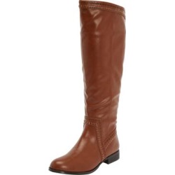 Women's The Malina Wide Calf Boot by Comfortview in Cognac (Size 9 1/2 M) found on Bargain Bro from Ellos for USD $106.39