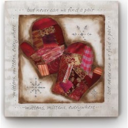 Mittens -Gallery Wrapped Canvas found on Bargain Bro from Overstock for USD $36.85