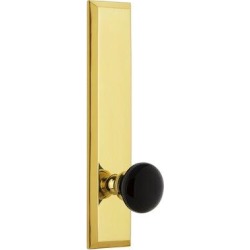 Grandeur Coventry Single Dummy Door Knob w/ Fifth Avenue Long Plate in Yellow, Size 11.0 H x 2.625 W in | Wayfair 852696 found on Bargain Bro from Wayfair for USD $157.15