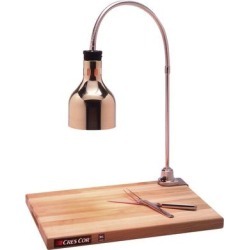 Cres Cor IFW-61-GL-10PB Portable Carving Station with Maple Wood Cutting Board