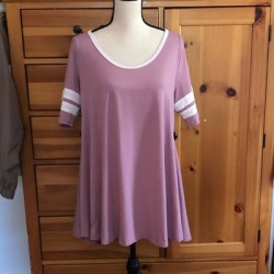 Lularoe Tops | Lularoe Top, Worn Once, Excellent Condition | Color: Pink | Size: L found on Bargain Bro from poshmark, inc. for USD $6.84