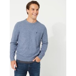 Nautica Men's Sustainably Crafted J-Class Sweater Sea Mist, L