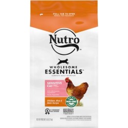 Nutro Wholesome Essentials Chicken, Rice & Peas Recipe Natural Sensitive Dry Cat Food, 5 lbs.
