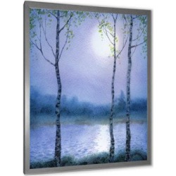 Millwood Pines Landscape Spring Birch Trees - Painting Canvas & Fabric in White, Size 36.0 H x 24.0 W in | Wayfair 4A6B1DB202DD4656969A616BC43C4A4B found on Bargain Bro Philippines from Wayfair for $95.90
